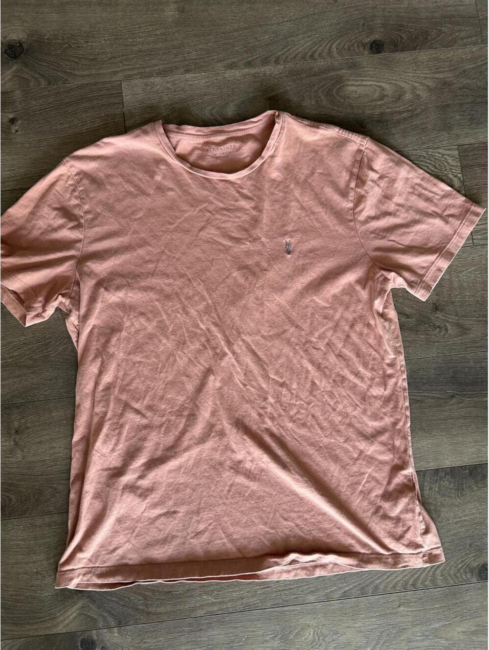 allsaints brace tonic crew t-shirt SIZE L embroidered logo